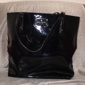 Black Patent Kate Spade Tote
